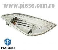 Semnalizare fata dreapta transparenta originala Piaggio Fly 50-100-125-150cc